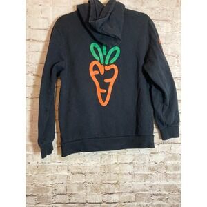 Carrots by Anwar Carrots Cokane Rabbit Hoodie Boy's 18 XXL Black Heavyweight